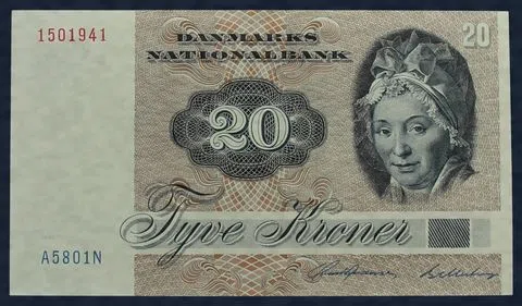 20 kroner 1972 Denemarken