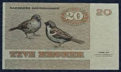 20 kroner 1972 Denemarken