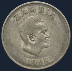 20 Ngwee 1968 Zambia