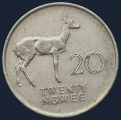 20 Ngwee 1988 Zambia
