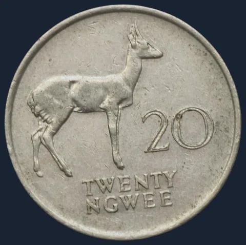 20 Ngwee 1988 Zambia