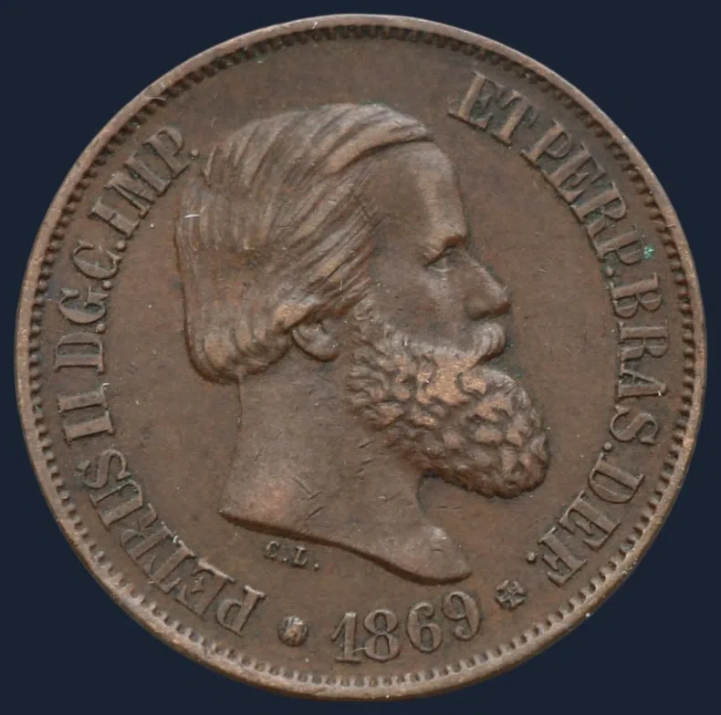 20 Réis 1869 Brazilië