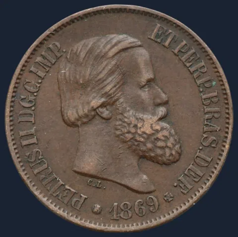 20 Réis 1869 Brazilië