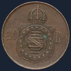 20 Réis 1869 Brazilië
