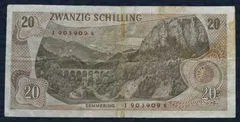 20 Schilling 1967 Oostenrijk