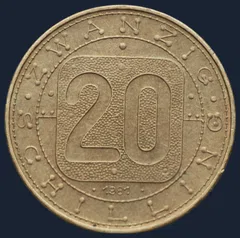 20 Schilling 1981 Oostenrijk 'Nine Austrian Provinces'