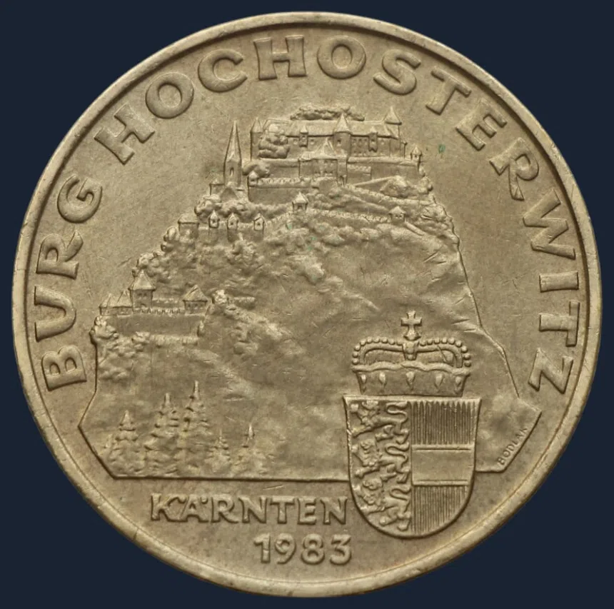 20 Schilling 1983 Hochosterwitz Castle