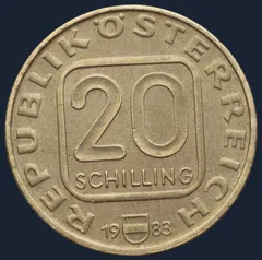 20 Schilling 1983 Hochosterwitz Castle