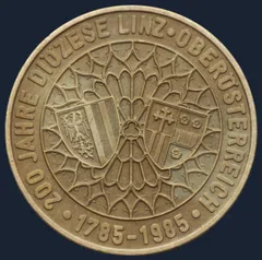 20 Schilling 1985 Oostenrijk Diocese Linz