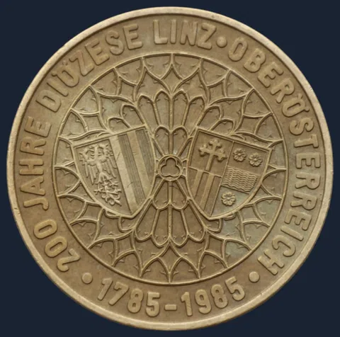 20 Schilling 1985 Oostenrijk Diocese Linz