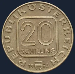 20 Schilling 1985 Oostenrijk Diocese Linz