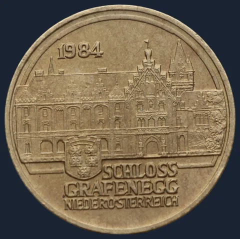 20 Schilling 1984 Oostenrijk Kasteel Grafenegg