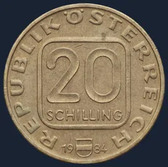 20 Schilling 1985 Oostenrijk Diocese Linz
