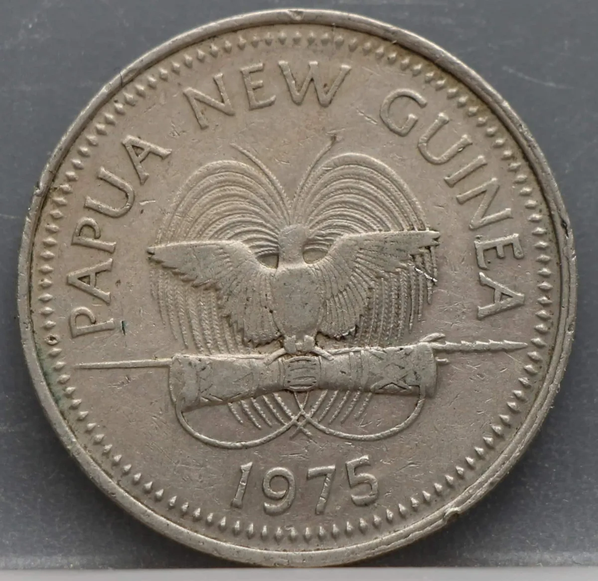 20 Toea 1975 Papoea-Nieuw-Guinea Cupronikkel voorzijde