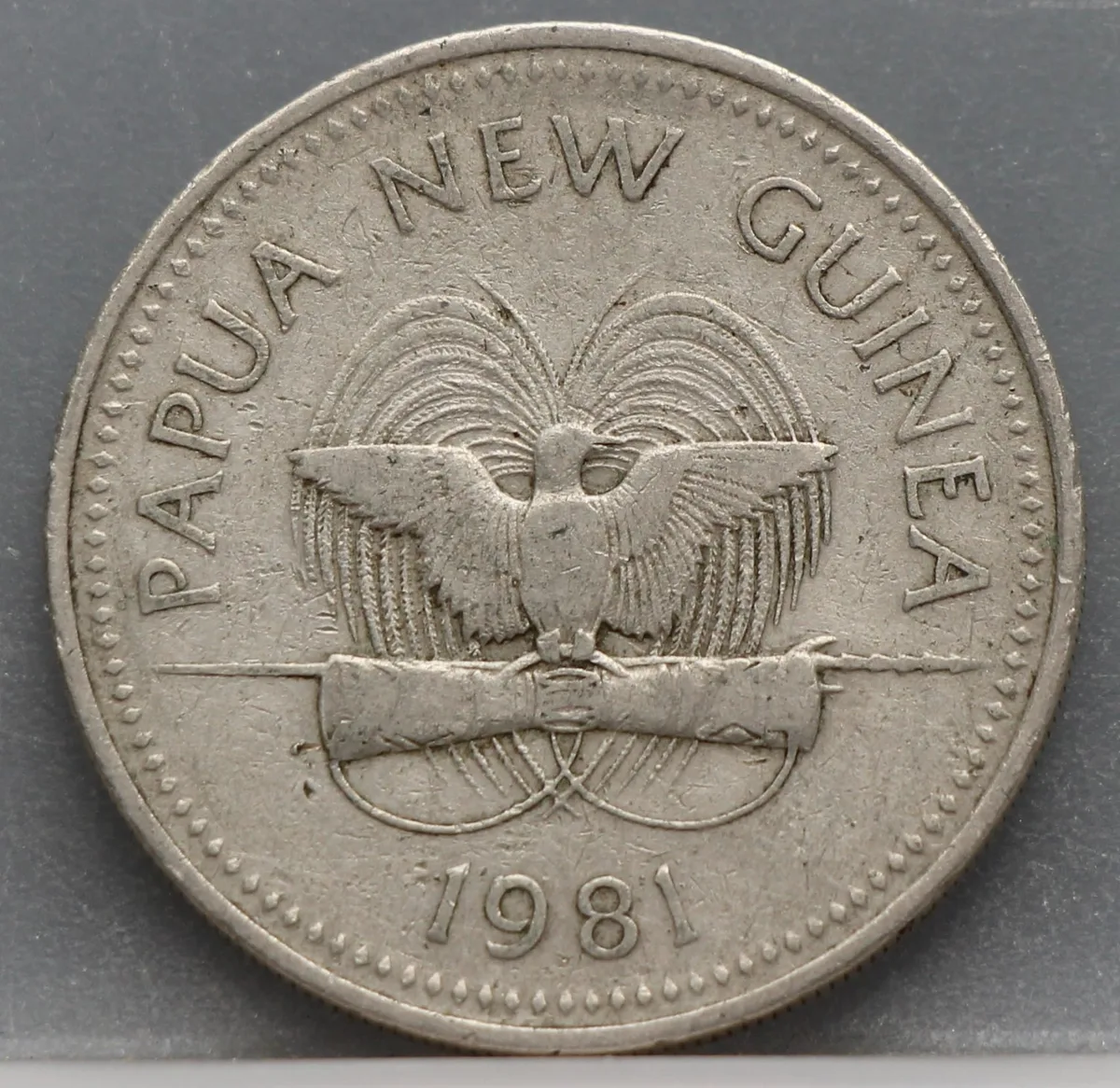 20 Toea 1981 Papoea-Nieuw-Guinea Cupronikkel voorzijde