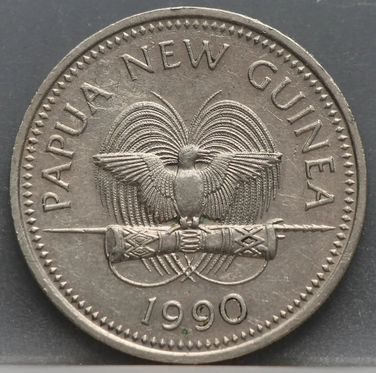 20 Toea 1990 Papoea-Nieuw-Guinea — Cupronikkel voorzijde