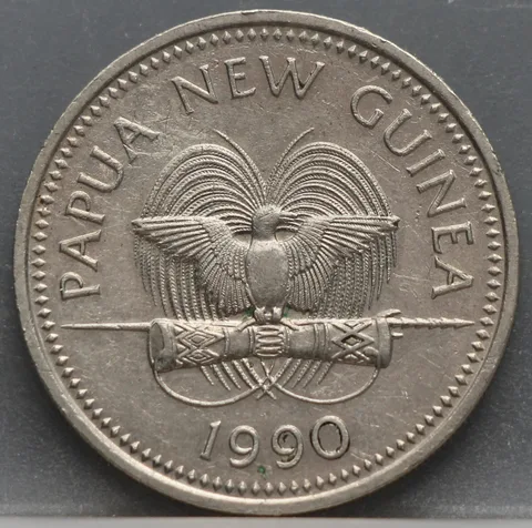 20 Toea 1990 Papoea-Nieuw-Guinea — Cupronikkel