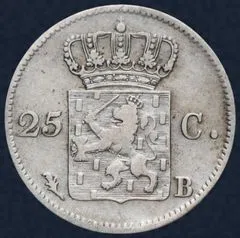 25 Cent 1825 B Zilver
