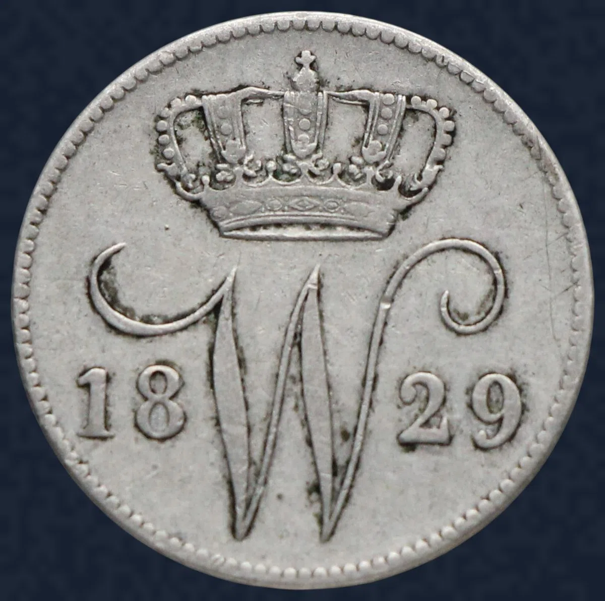 25 Cent 1829 B Zilver