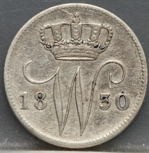 25 Cent 1830 U — Willem I
