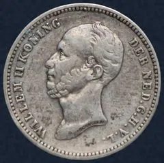 25 Cent 1849 Willem II Utrecht