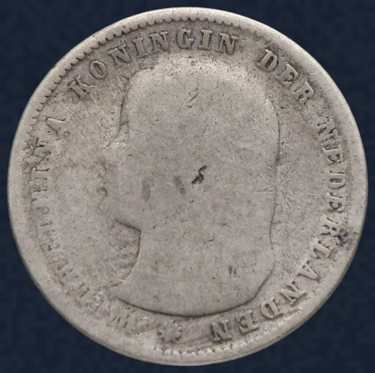 25 Cent 1894 – Kwartje Wilhelmina Zilver