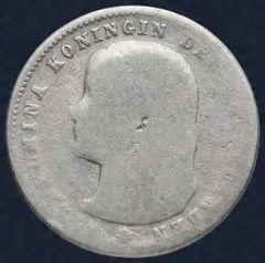 25 Cent 1895 Wilhelmina