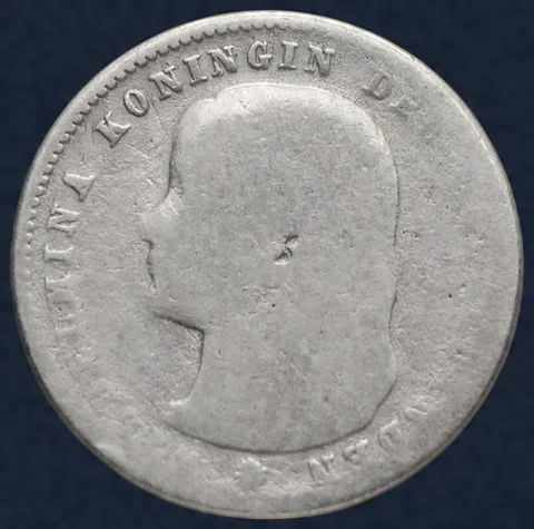 25 Cent 1895 Wilhelmina