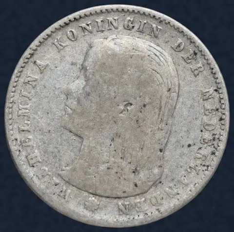 25 Cent 1896 Wilhelmina