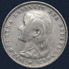 25 Cent 1897 Wilhelmina