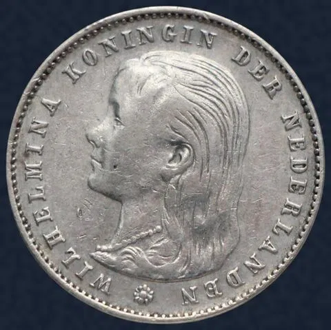 25 Cent 1897 Wilhelmina