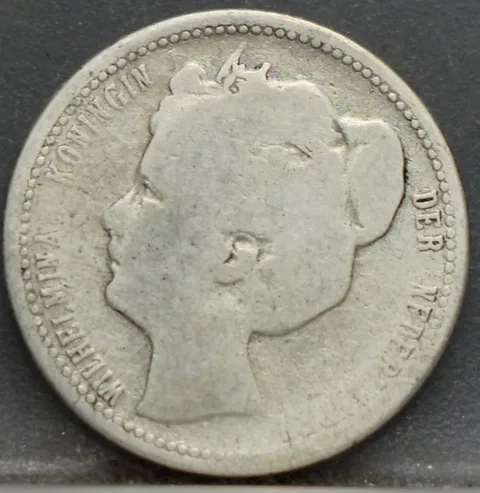 25 Cent 1901 — Kwartje Smalle Hals