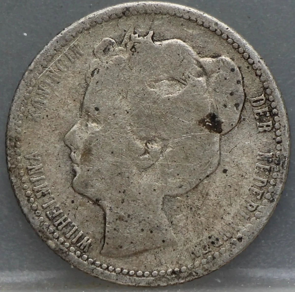 25 Cent 1901 — Smalle Hals voorzijde, zilver