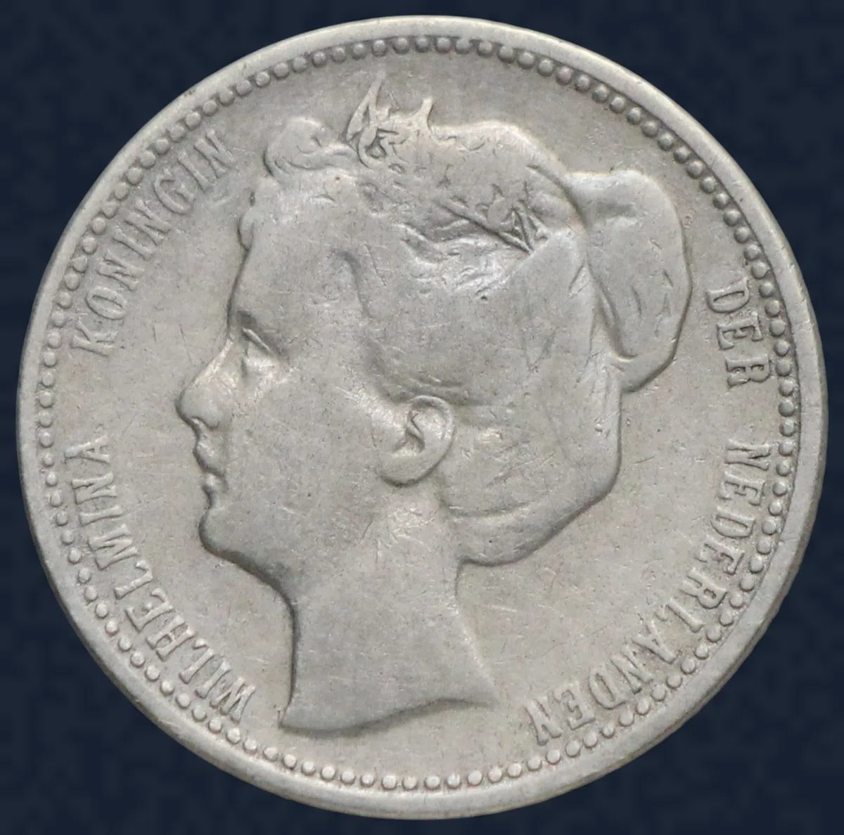 25 Cent 1901 Smalle Hals - kwartje 1901