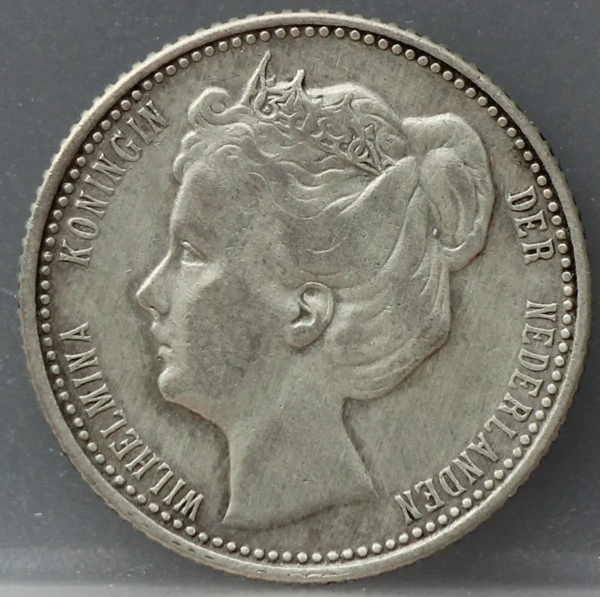 25 Cent 1906 — Zilver voorzijde, zilver 640/1000
