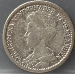25 Cent 1911 — Zilver voorzijde, Zilver 640/1000