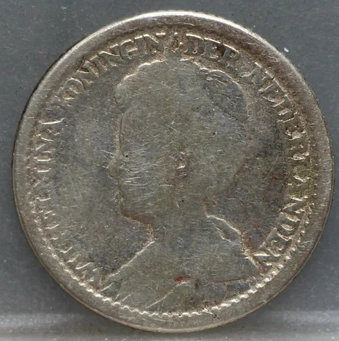 25 Cent 1913 — Kwartje Zilver