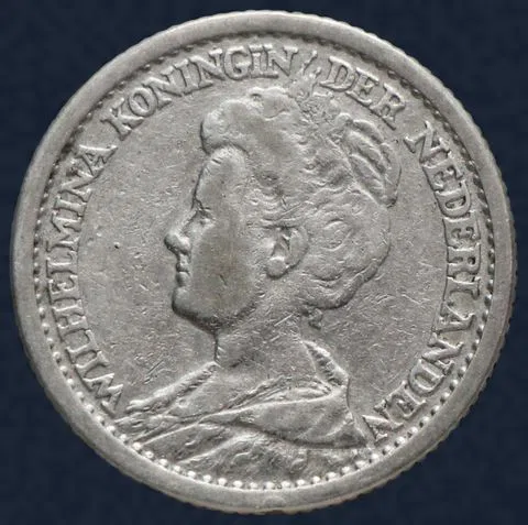 25 Cent 1913 Wilhelmina