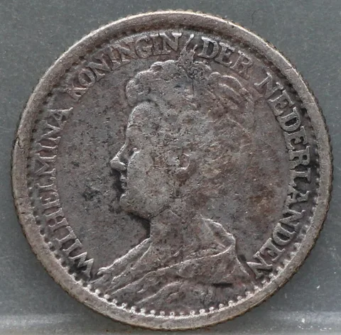 25 Cent 1919 — Kwartje Zilver
