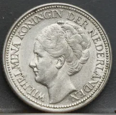 25 Cent 1939 — Kwartje Zilver voorzijde, Nederland