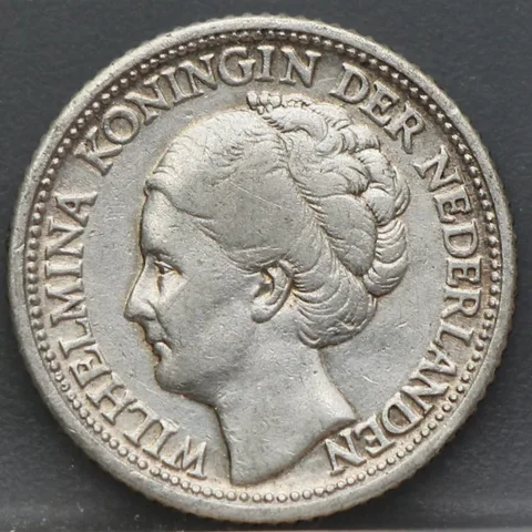 25 Cent 1941 P — Zilver