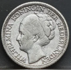 25 Cent 1943 P.P. — Zilver voorzijde
