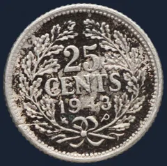 25 Cent 1943 Philadelphia