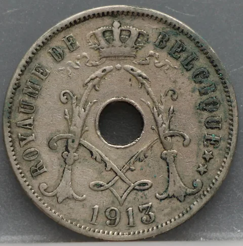 25 Centimes 1913 België (FRA)