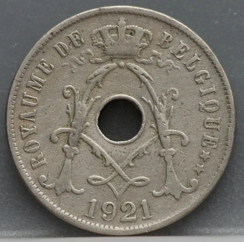 25 Centimes 1921 België (FRA)