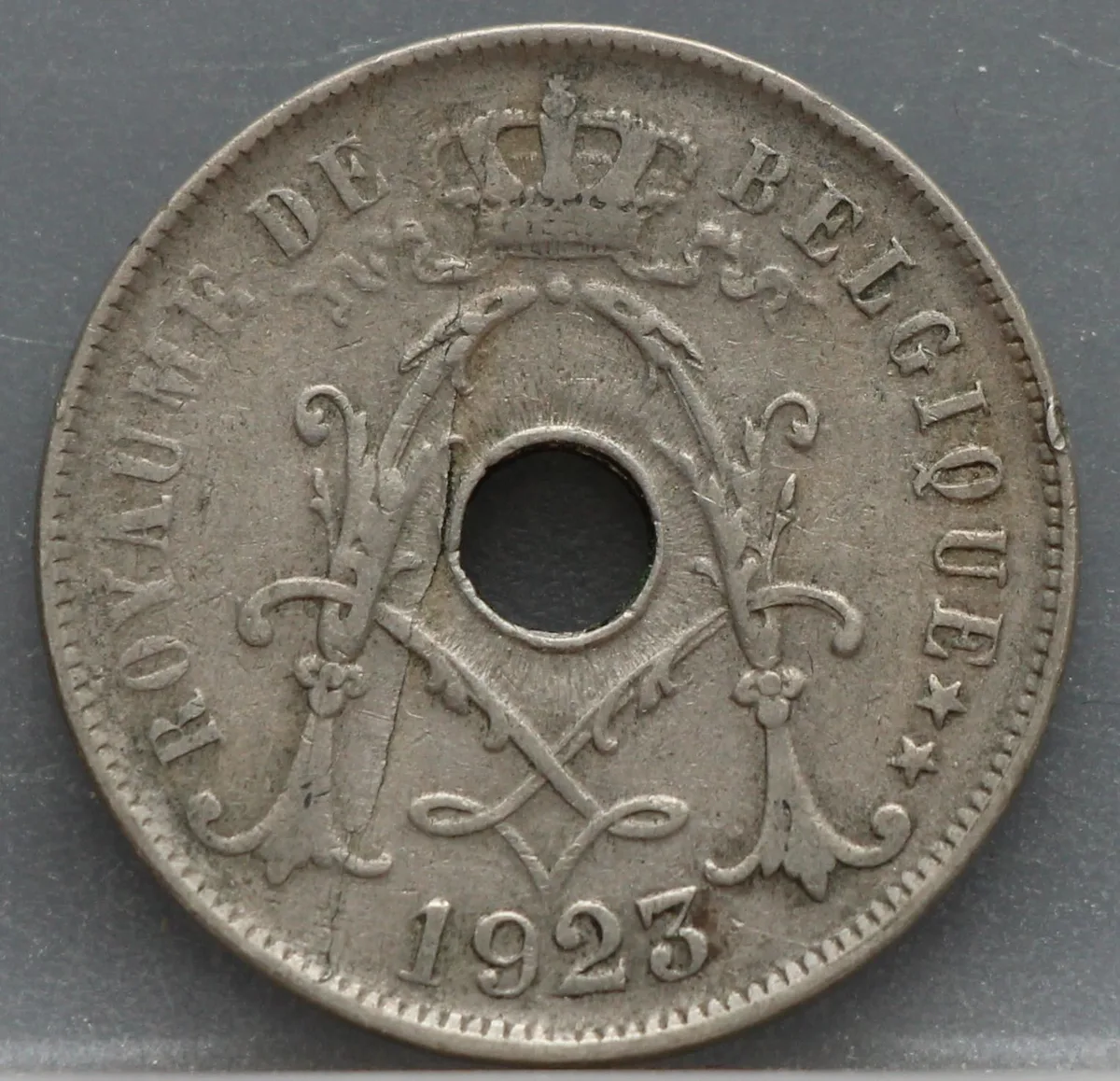 25 Centimes 1923 België (FRA) voorzijde