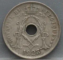 25 Centimes 1923 België (FRA) voorzijde