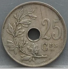 25 Centimes 1923 België (FRA) achterzijde