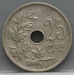 25 Centimes 1926 België (FRA) achterzijde