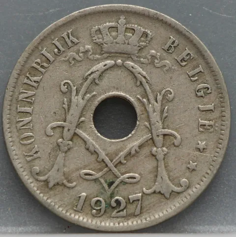 25 Centimes 1927 België (NLD)